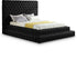 Revel Black Velvet Queen Bed (3 Boxes)