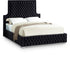 Sedona Black Velvet King Bed