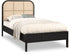 Siena Black Ash Wood Twin Bed (3 Boxes)