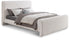 Stylus Cream Boucle Fabric King Bed (3 Boxes)