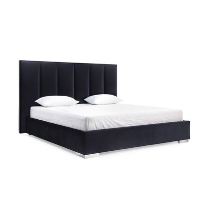 Velvet King Bed