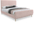 Zara Pink Velvet Full Bed (3 Boxes)