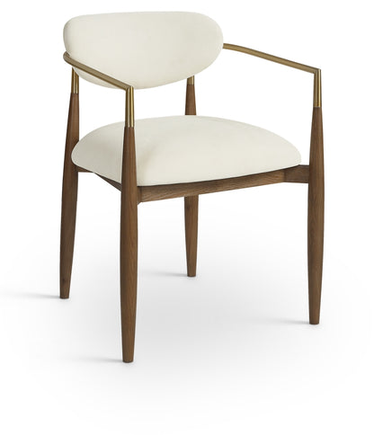 Riccio Performance Fabric Upholstered Dining Arm Chair