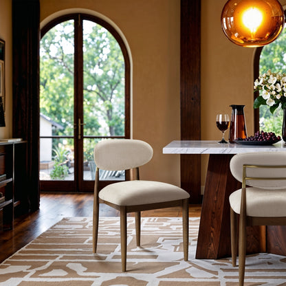 Riccio Performance Fabric Upholstered Dining Side Chair