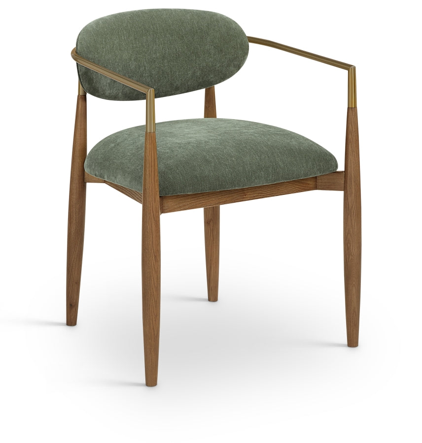 Riccio Performance Fabric Upholstered Dining Arm Chair