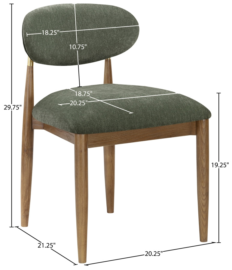 Riccio Performance Fabric Upholstered Dining Side Chair
