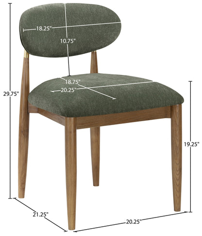 Riccio Performance Fabric Upholstered Dining Side Chair