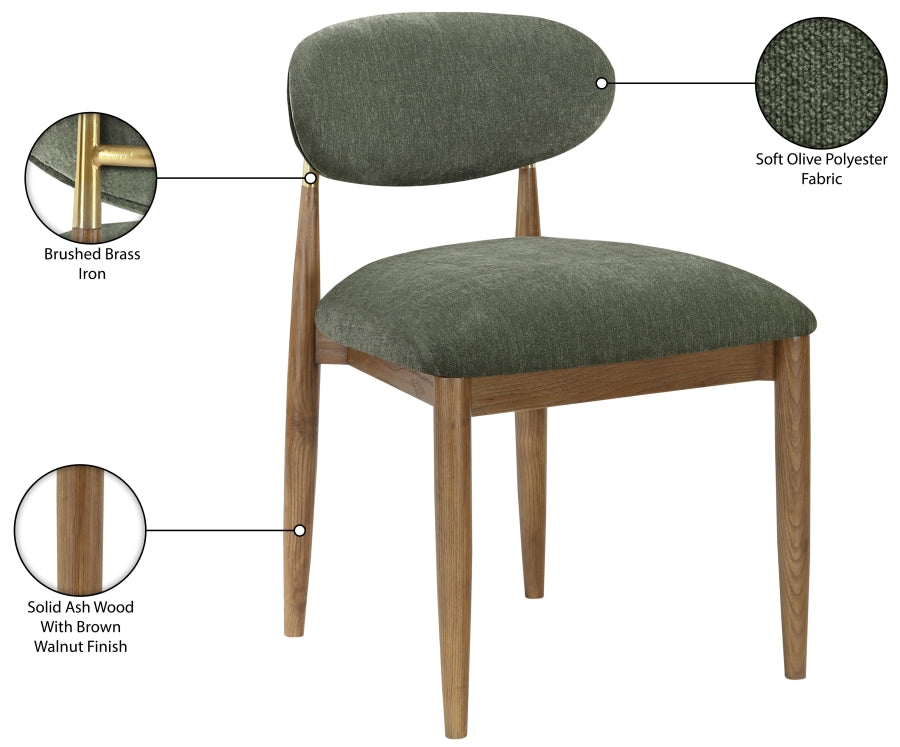 Riccio Performance Fabric Upholstered Dining Side Chair