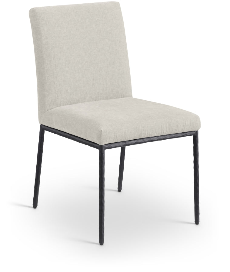 Reeves Chenille Fabric Upholstered Dining Side Chair
